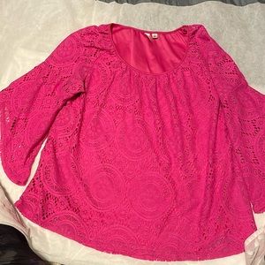 Womens 3/4 sleeve top